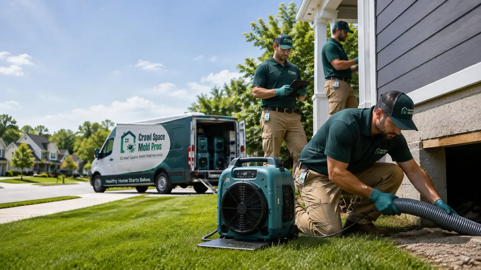 Crawl Space Mold Removal in Hamilton, KS